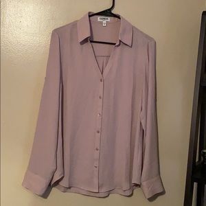 Express Slim Fit Portofino Blouse